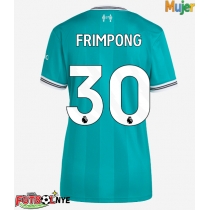 Camiseta Liverpool Jeremie Frimpong #30 Tercera Equipación para mujer 2025-26 manga corta